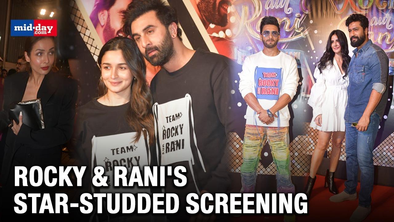 Rocky Aur Rani Ki Prem Kahani | Katrina, Vicky, & Other Bollywood Stars Attend T