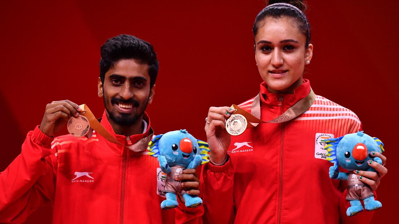 Sathiyan Gnanasekaran and Manika Batra