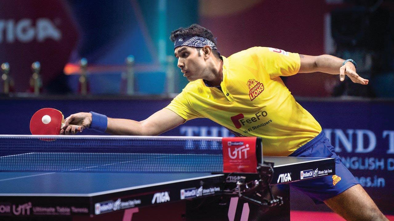 Ultimate Table Tennis: Achanta Sharath Kamal beats Harmeet Desai