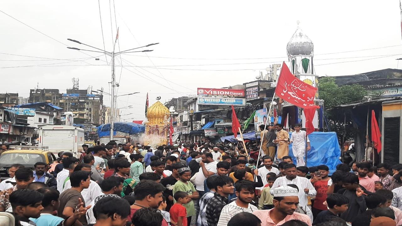 According to the authorities, the Tazia procession will be taken out in South Mumbai, from P Ismail Merchant Chowk (Nesbit junction) through Sofia Zuber junction, Sir J J junction, I R Road, Pakmodia street and Jainbia Hall.