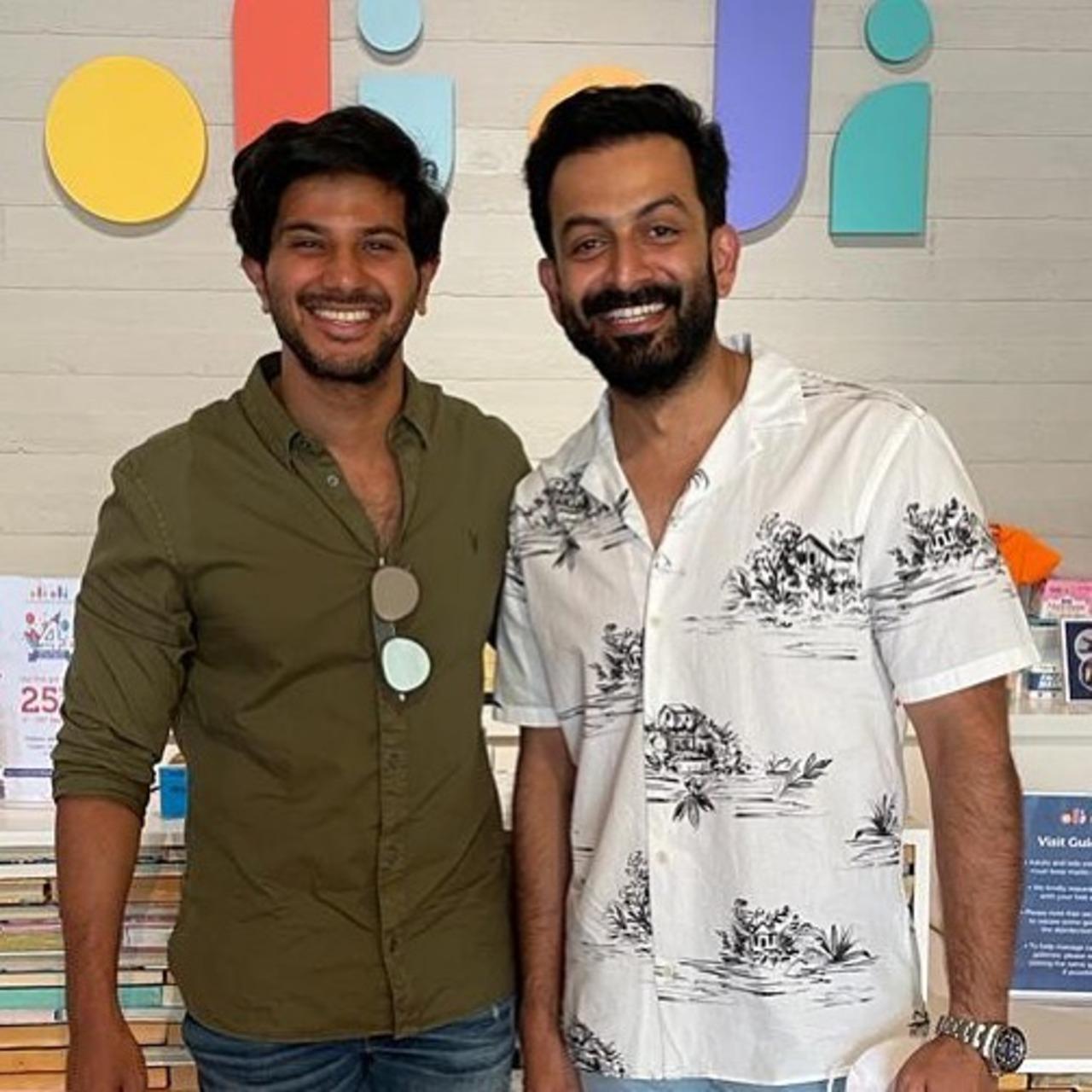 Prithviraj Sukumaran and Dulquer Salmaan have known each other beyond films and treat each other like family