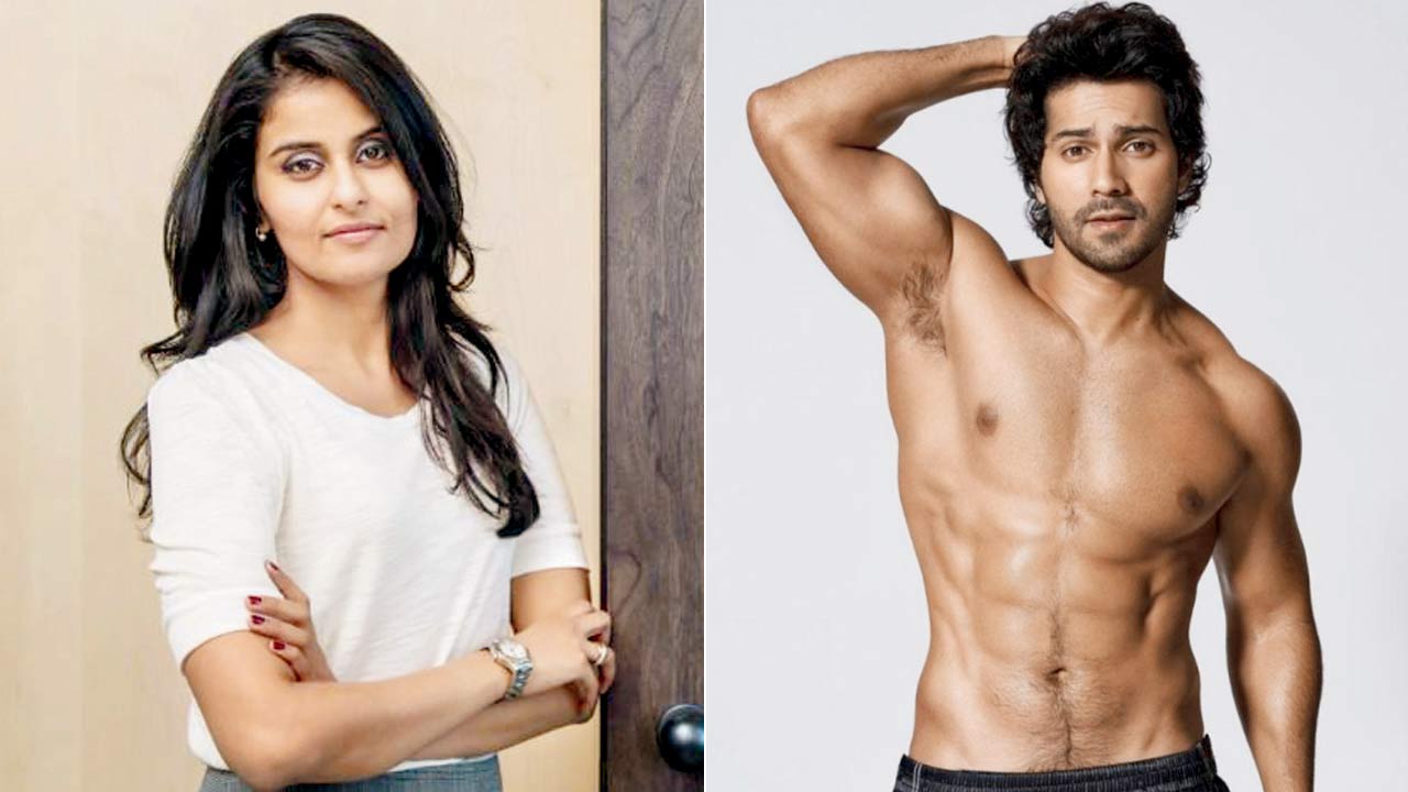 Founder of Core , Krushmi Chheda is a celebrity sports scientist and nutritionist; (right) Varun Dhawan