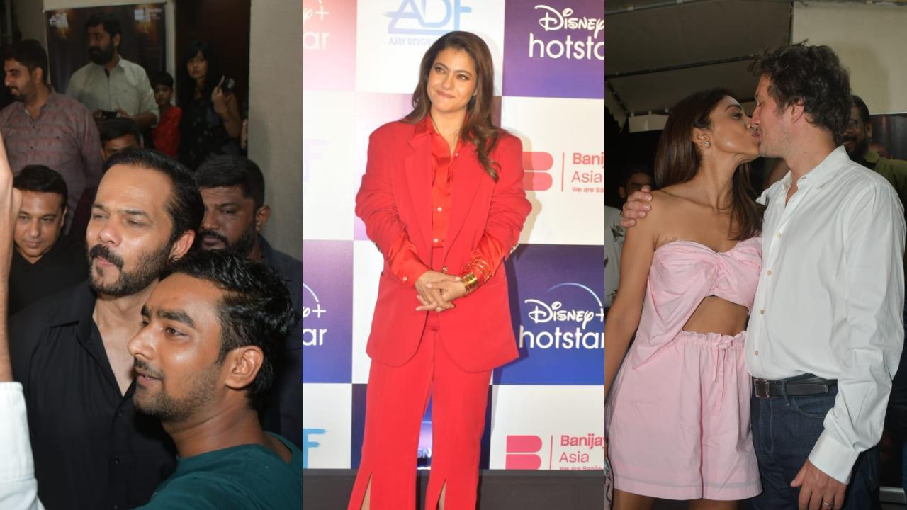 The Trial Screening: Kajol stuns in red, Rohit Shetty gets swamped by fans