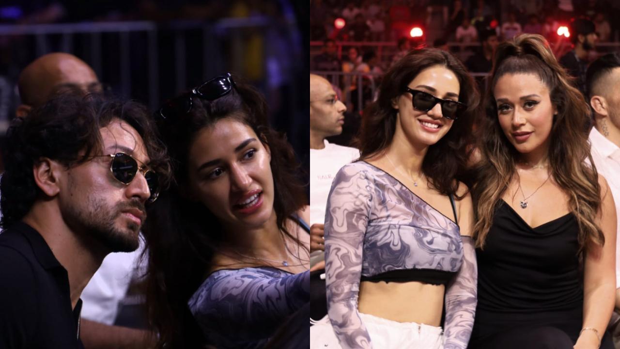 In Pics: Tiger Shroff, Disha Patani spotted event together at event in Delhi