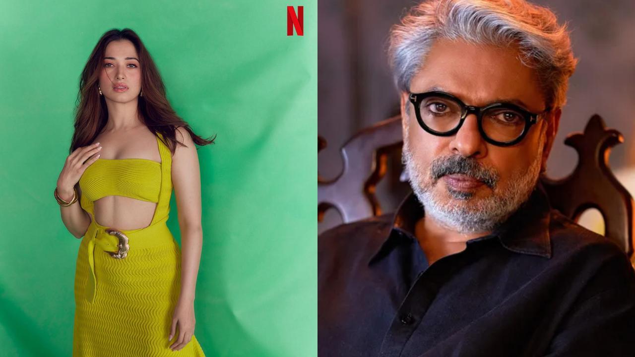 Tamannaah Bhatia spotted outside Sanjay Leela Bhansali’s office; is a collaboration in the works?