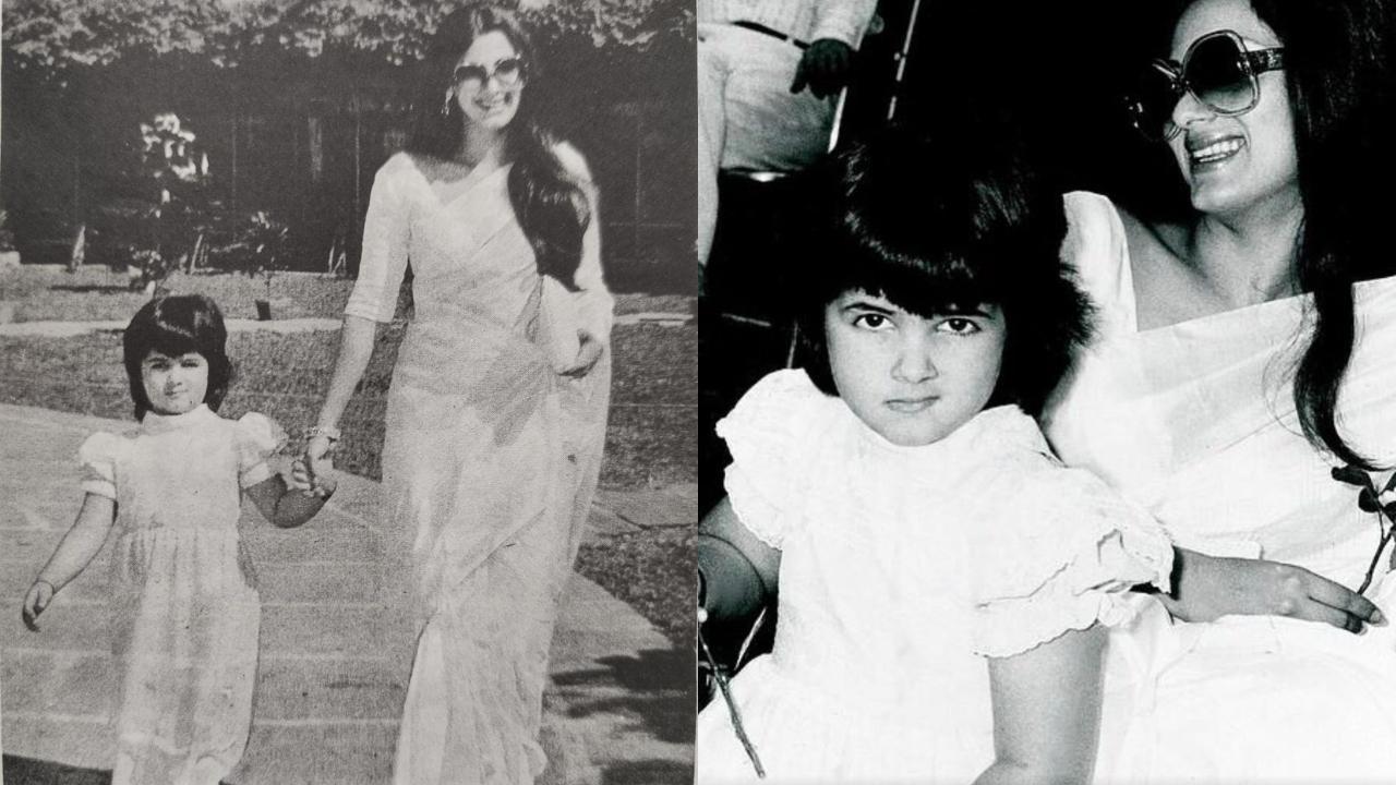 Twinkle Khanna takes a walk down memory lane in a new Instagram post with mother Dimple Kapadia