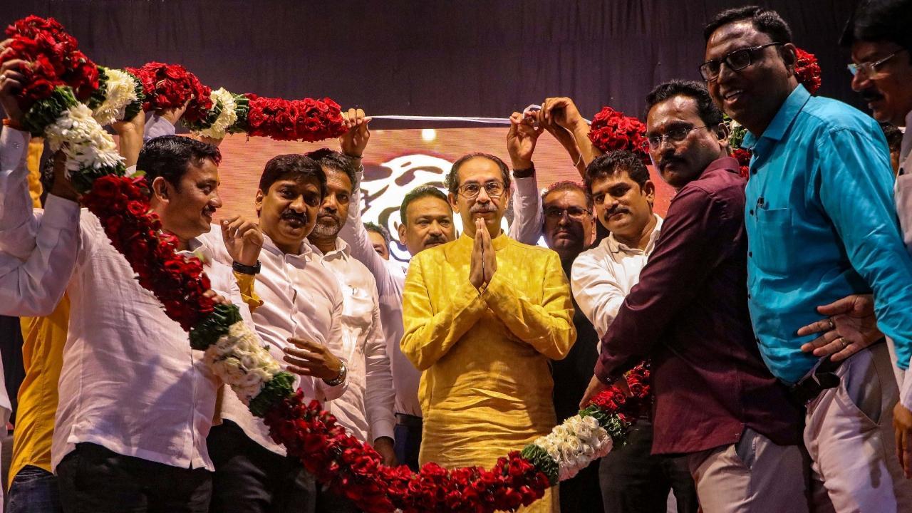 IN PHOTOS: What happened to Rs 70,000 crore scam by NCP? asks Uddhav Thackeray