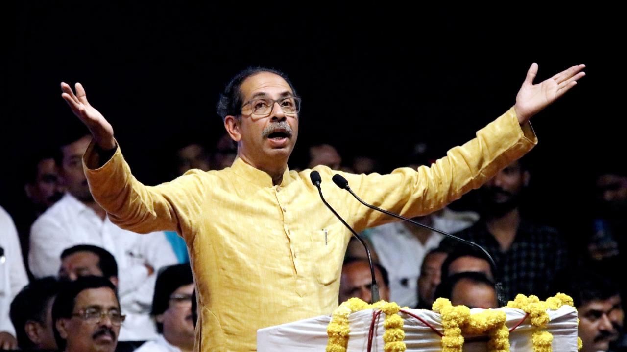 What happened to the Rs 70,000 crore scam? Who all will be there on the stage? That (the NCP) party is with you, Uddhav Thackeray told reporters