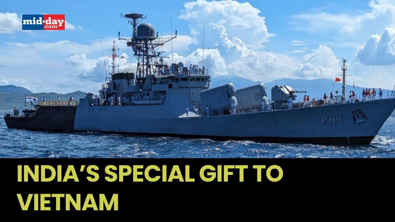 India gifts INS Kirpan, its first active warship to Vietnam