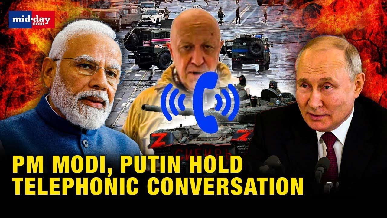 PM Modi holds telephonic conversation with Russian President Vladimir Putin