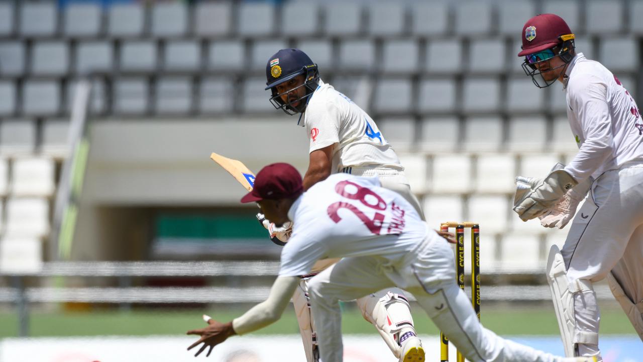 Barring debutant Alick Athanaze, none of the West Indies batters were comfortable against high quality spin and are likely to struggle if the ball turns as much as it did in Dominica. West Indies might be better off with a pitch that aids fast bowling, bringing Kemar Roach and Alzarri Joseph in the game. That could be the only way they are able to put pressure on the Indian batting line up.