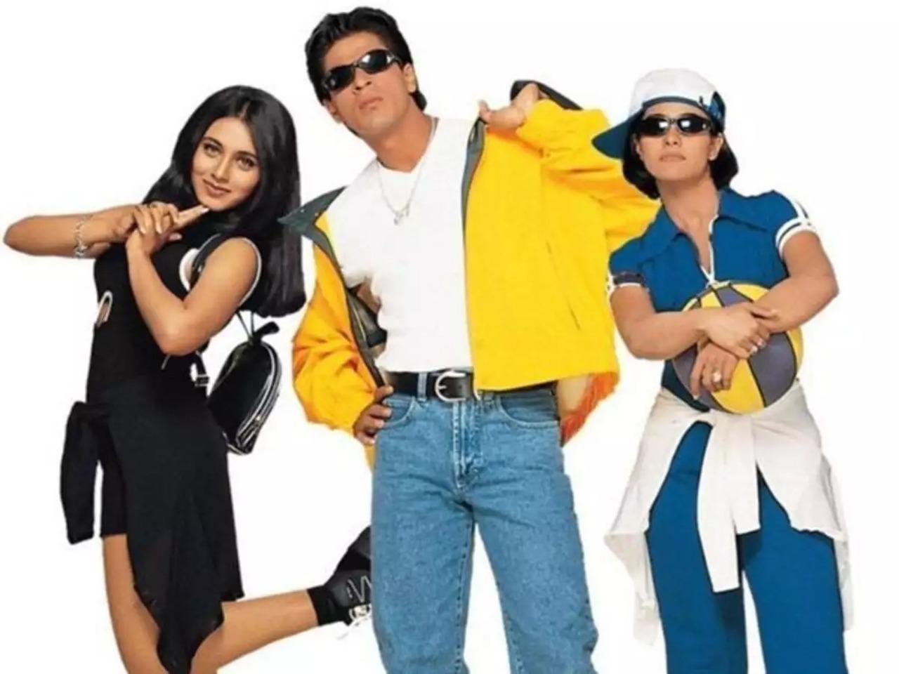 Kuch Kuch Hota Hai (1998) 
Pyaar dosti hai, said Rahul (Shah Rukh Khan) in this film directed by Karan Johar. The film portrayed friendship between Rahul and Anjali, Anjali and Tina, Anjali's frienship with her principal and hostel warden. The film also shows the beautiful friendship between little Anjali and Aman (Salman Khan)