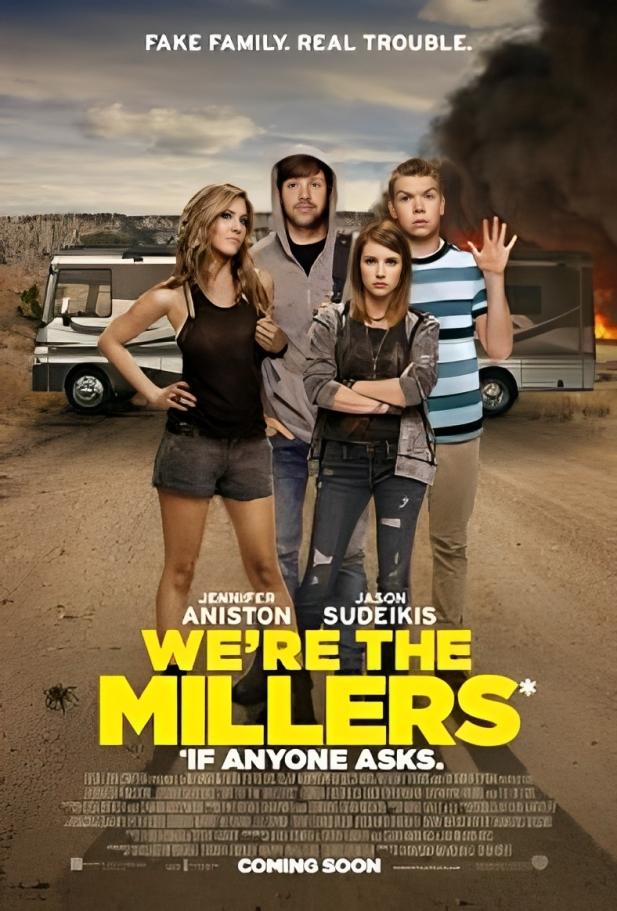 We're the Millers is a raucous and uproarious comedy as a small-time smuggler, David Clark recruits a fake family to help him smuggle contraband across the Mexican border.