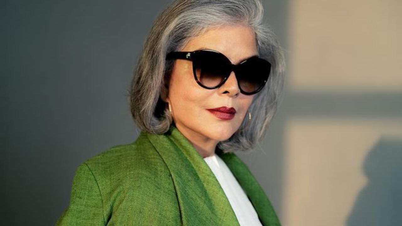 Zeenat Aman shares how her grey hair has become a fashion statement