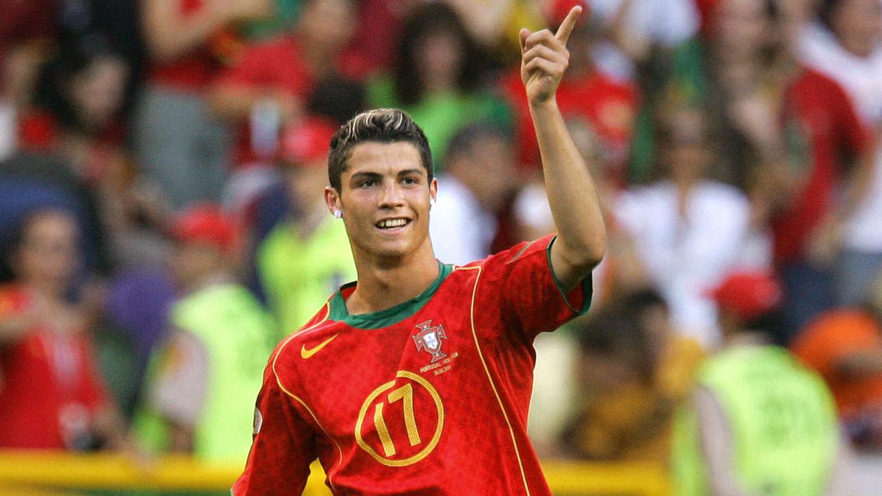 First International Goal
Ronaldo scored his maiden international goal when Portugal hosted UEFA Euro 2004. He scored off the bench in a surprise 2-1 opening loss to eventual champions Greece.