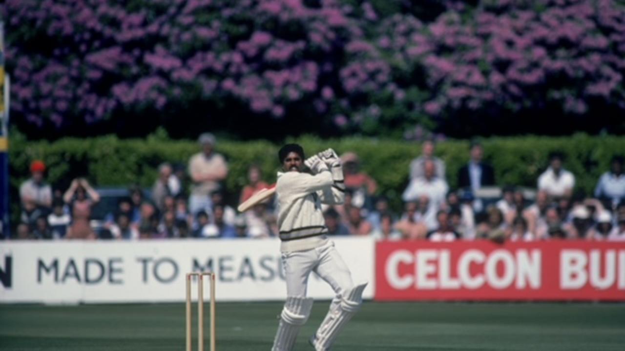 Kapil Dev’s unbeaten 175
When India were on the brink of exiting the World Cup, captain Kapil Dev turned saviour. In a match against Zimbabwe, the Indian team were reduced to 17/5 when Kapil Dev walked in and played one of the most iconic innings in World Cup history. He remained unbeaten at 175 runs and India went to score 266 runs. Zimbabwe lost by 31 runs. (Pic: Getty Images)
