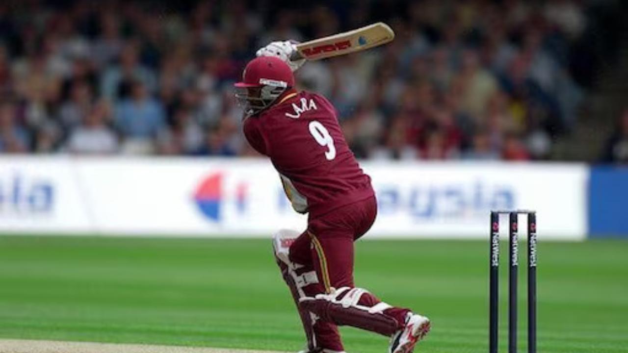 4. Brian Lara – West Indies
West Indies legend Brian Lara is the fourth highest run-scorer in World Cup history, having scored 1225 runs including two centuries and seven half-centuries. He proved to be the lone warrior for West Indies on a lot of occasions. (Pic: Getty Images)