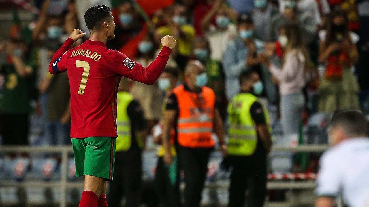 International Scoring Record
Ronaldo broke Ali Daei's scoring record in men’s international football (109 goals) in 2021. He scored the record-breaking goal in the 89th minute of a World Cup qualifier against Republic of Ireland. He has since increased his total to 122 international goals.