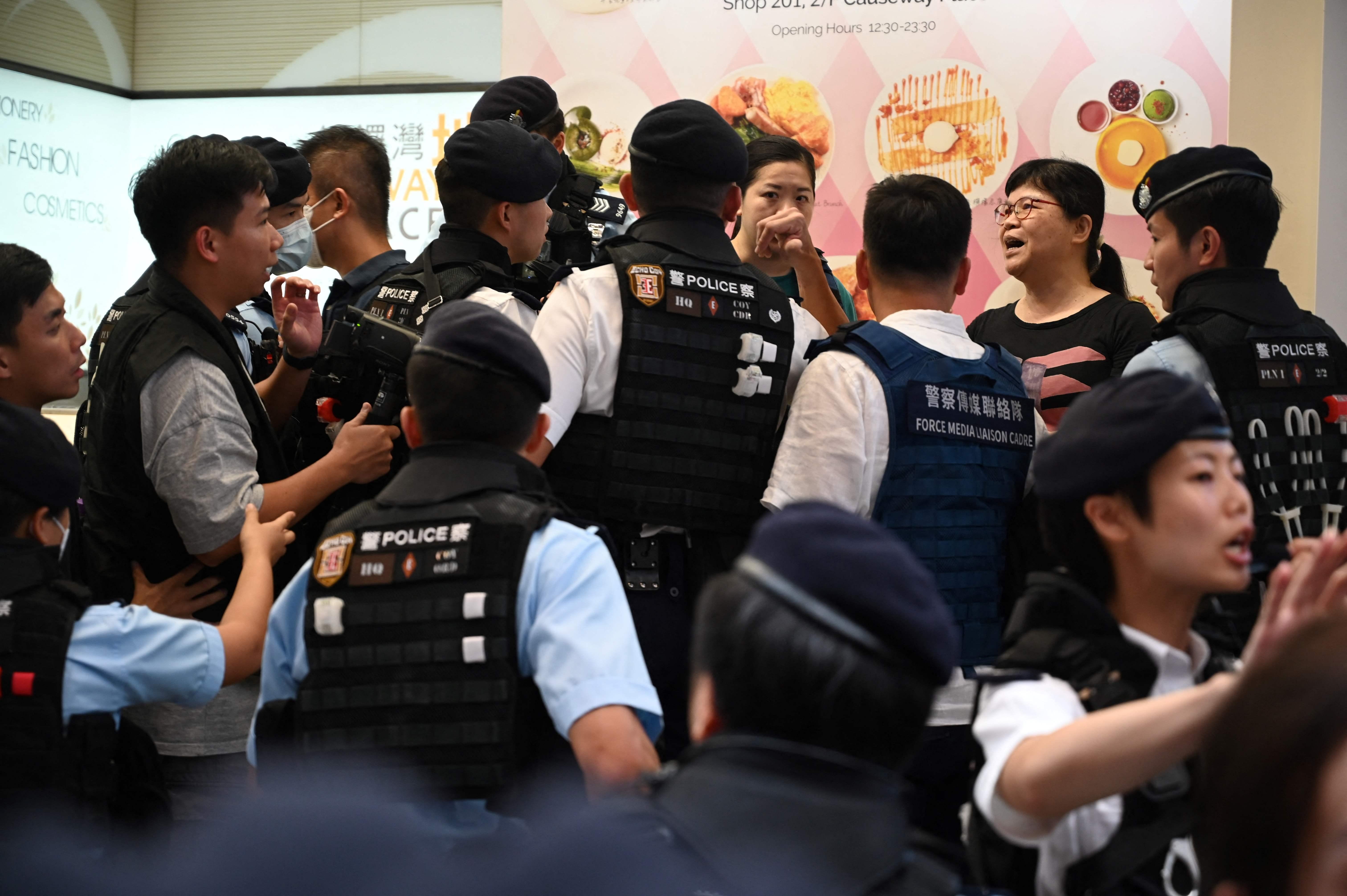 Another 10 or more people were detained around Victoria Park on Sunday.The large public space with its lawns and sports grounds used to be the scene of an annual candlelight gathering to remember the hundreds or thousands killed when army tanks and infantry descended on central Beijing on the night of June 3 and into the morning of June 4, 1989.
