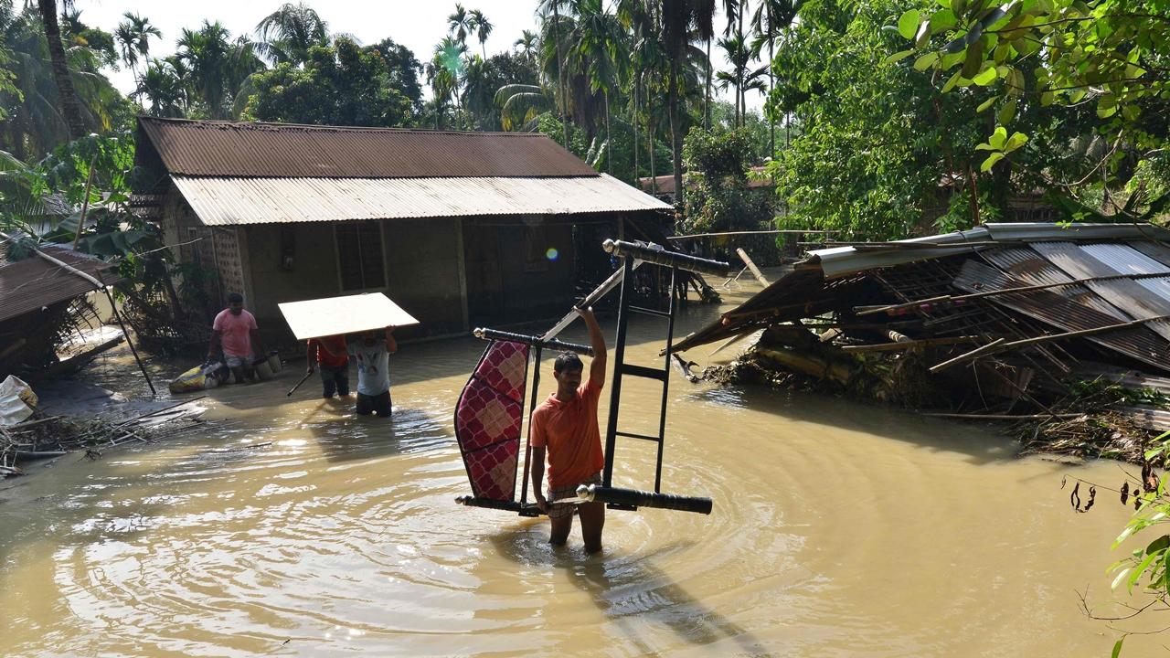 The water level of the Puthimari and Pagladiya rivers have breached the red mark in Kamrup and Nalbari districts respectively, it added. The Regional Meteorological Centre here has issued a 'Yellow' alert for Saturday, asking people to be on watch and remain updated for heavy rainfall and thunderstorm in some parts of the state. As per an official report, more than 4.88 lakh people in 16 districts are currently reeling under floods. Two persons have been killed in floods this year so far.