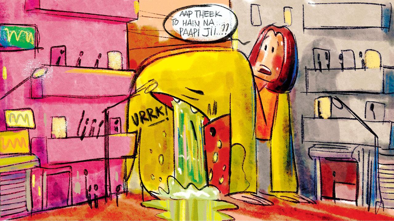 A panel from Aapki Poojita. Pic Courtesy/Bakarmax