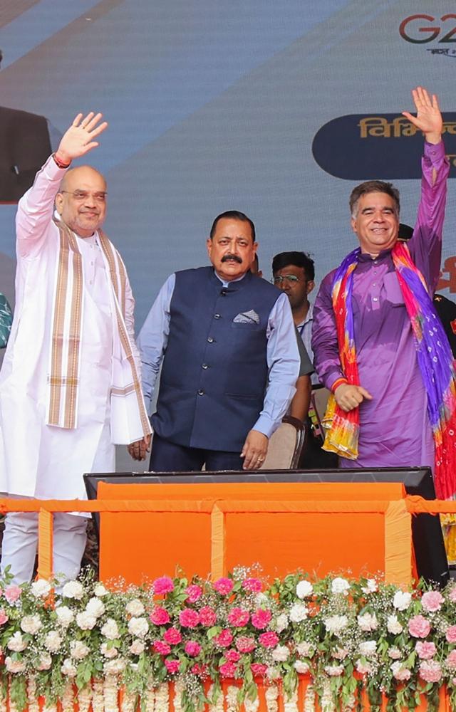 He paid tributes to Bharatiya Jana Sangh founder and BJP ideologue Syama Prasad Mukherjee on his death anniversary