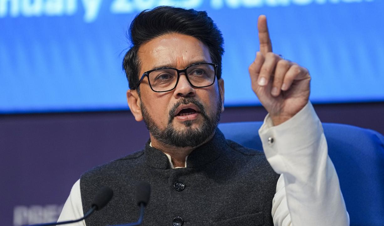 Centre handling issue of protesting wrestlers sensitively, says Sports Minister Anurag Thakur
