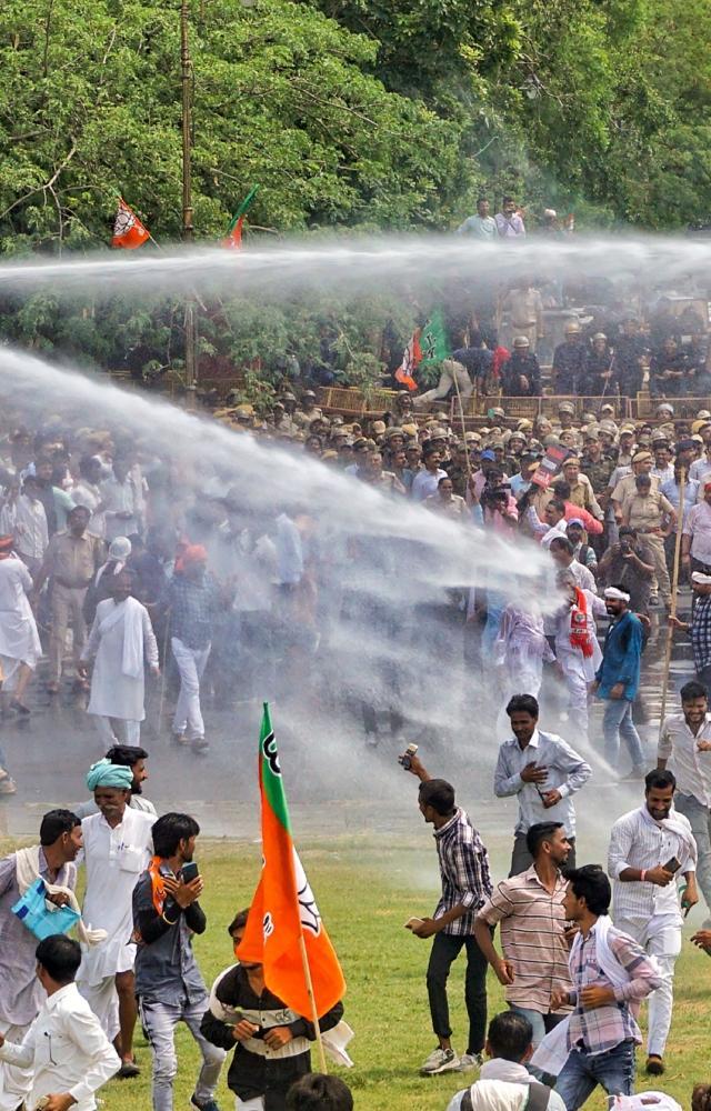BJP`s protest in Jaipur