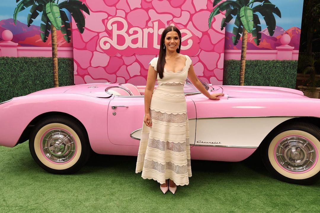 The ultimate scene-stealer: America owns Barbie's press tour.