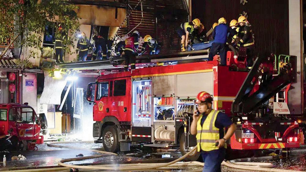 Cooking gas explosion kills 31 at China restaurant