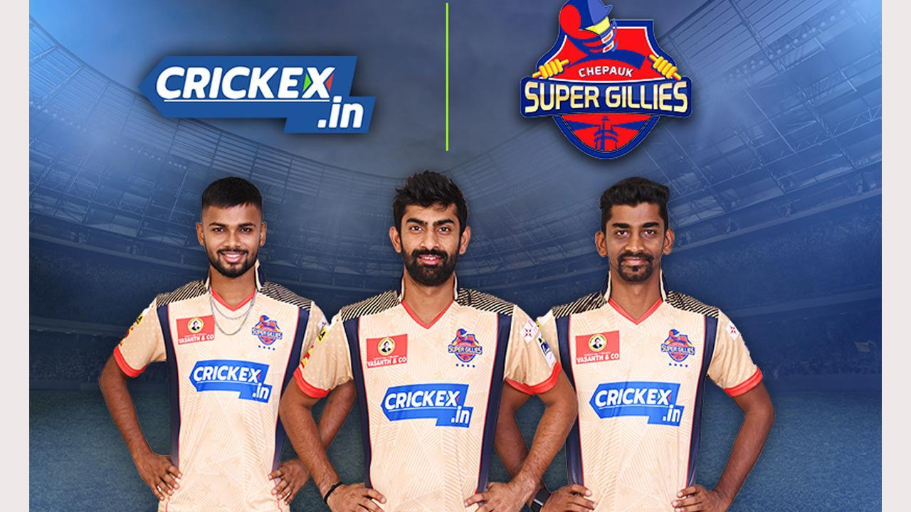 Crickex.in Partners with Chepauk Super Gillies as Key Principal Sponsor for Tamil Nadu Premier League