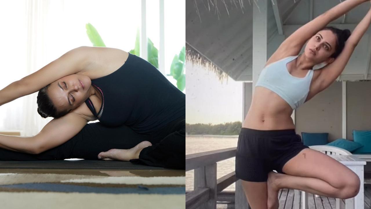 International Yoga Day 2023:  7 Bollywood actresses who are stretching it out 