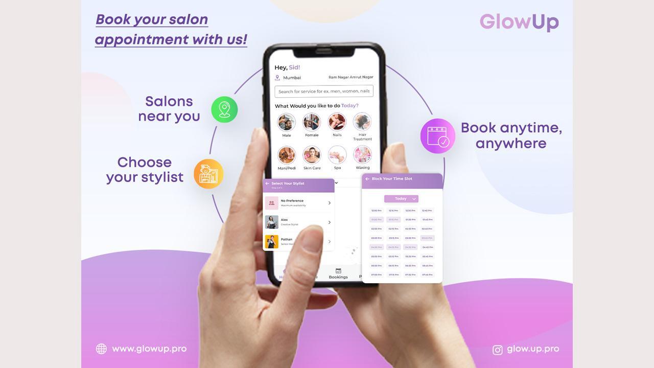 GlowUp Launches Innovative Salon Aggregator App, Offering a One-Stop Solution for Beauty and Grooming Services!