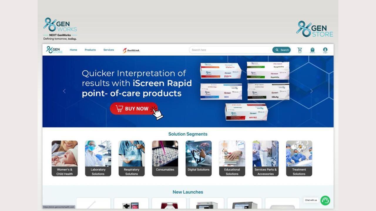 GenStore – India’s Dedicated Healthcare E-Commerce Platform Launched By GenWorks Health Makes Shopping Easy for Customers Across India
