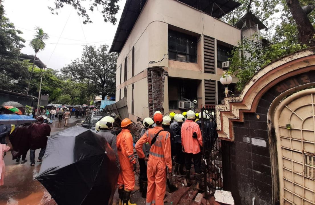 In Photos: Part of building collapses in Mumbai's Ghatkopar; no casualty