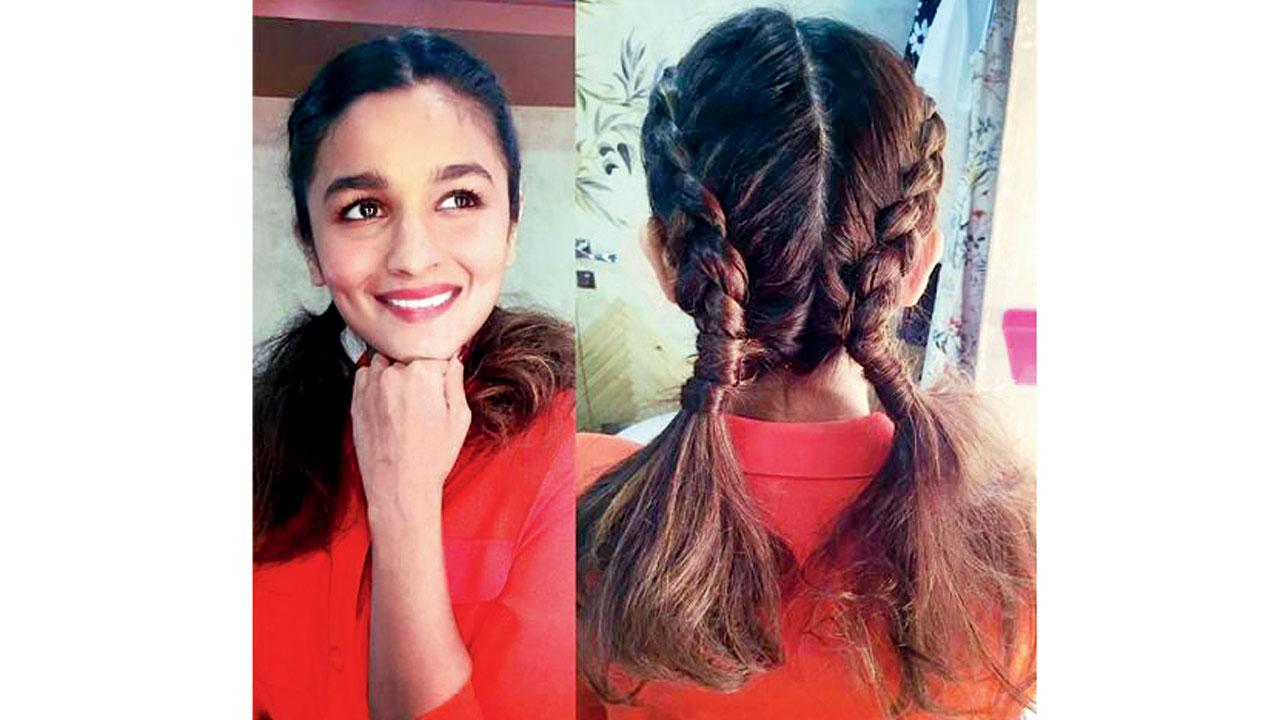 Alia Bhatt’s half-Dutch pigtail