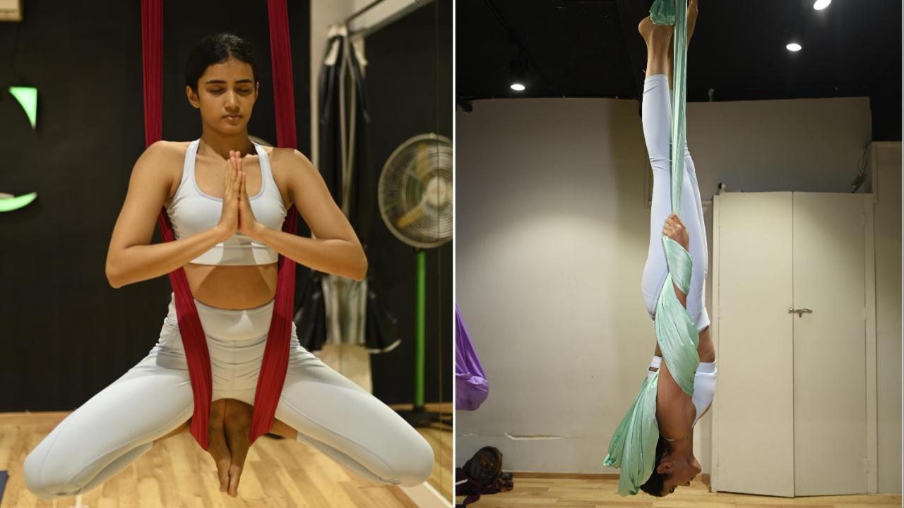 Cool but tough, Aerial yoga is worth trying if you are in mood for some thrill