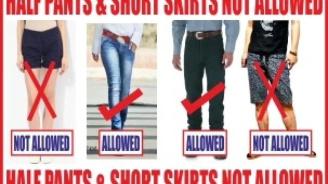 Uttar Pradesh: Mathura's Radharani temple bans half-pants, shorts, mini skirts