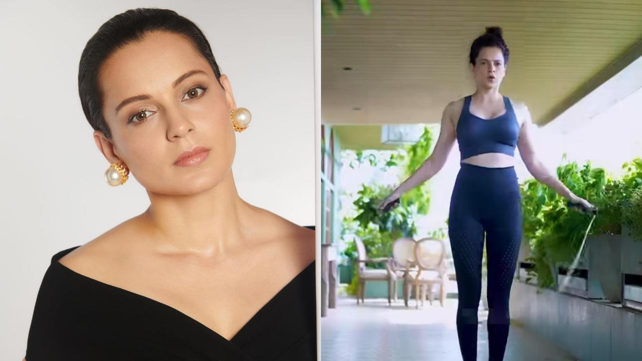 Kangana Ranaut returns to exercise routine after two year break, shares video of workout session