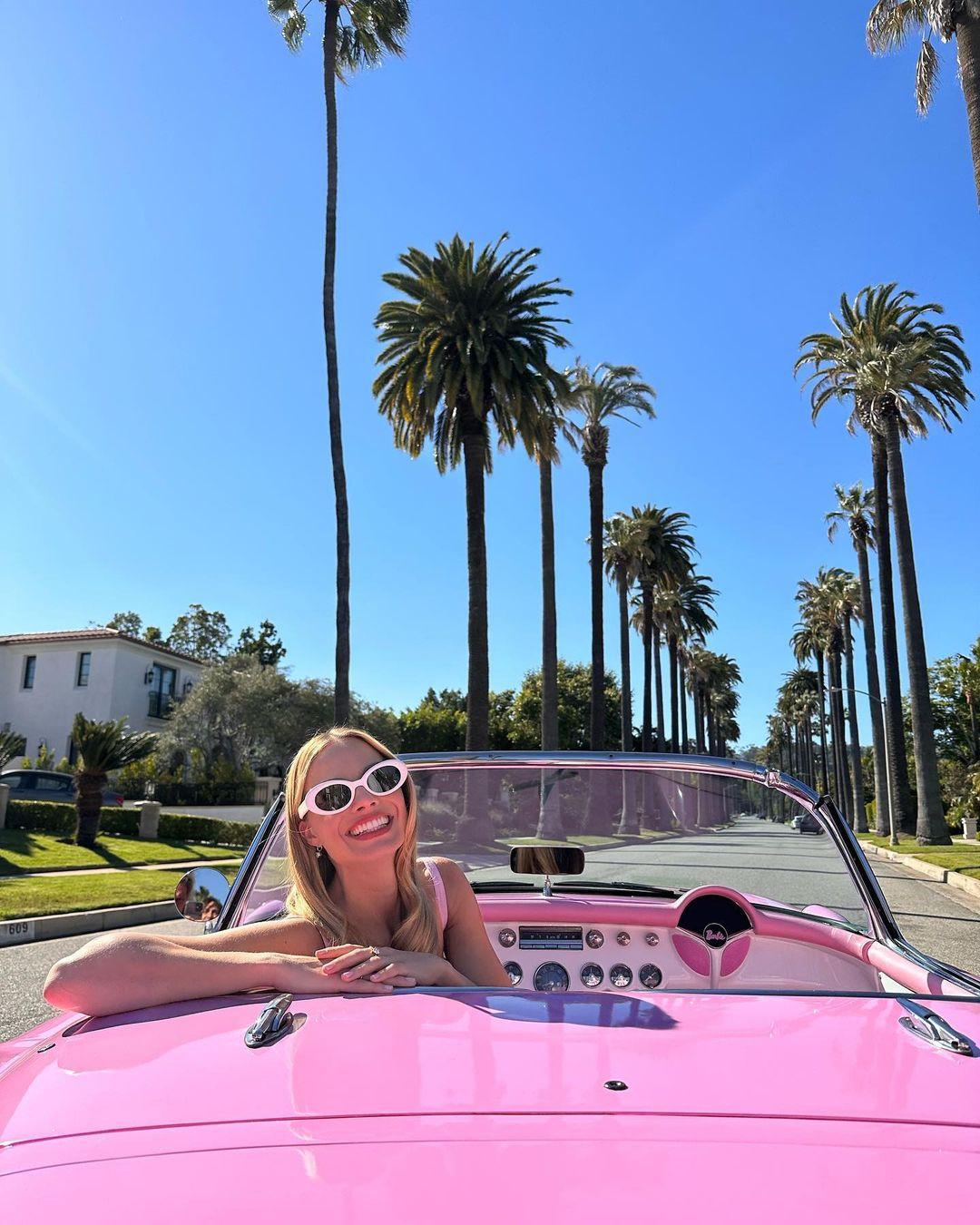 Margot Robbie steals the spotlight with her Barbie-inspired elegance.