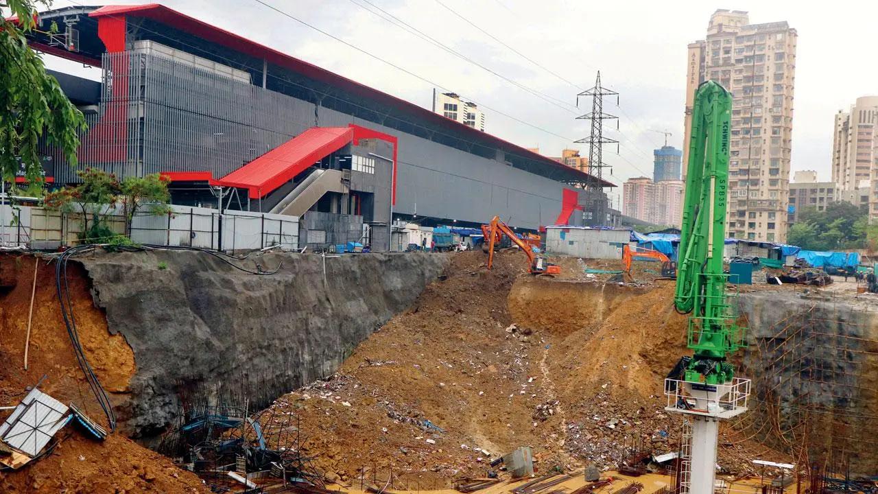 Mumbai: Private contractor, site engineer held over mudslide incident near Metro rail station at Magathane
