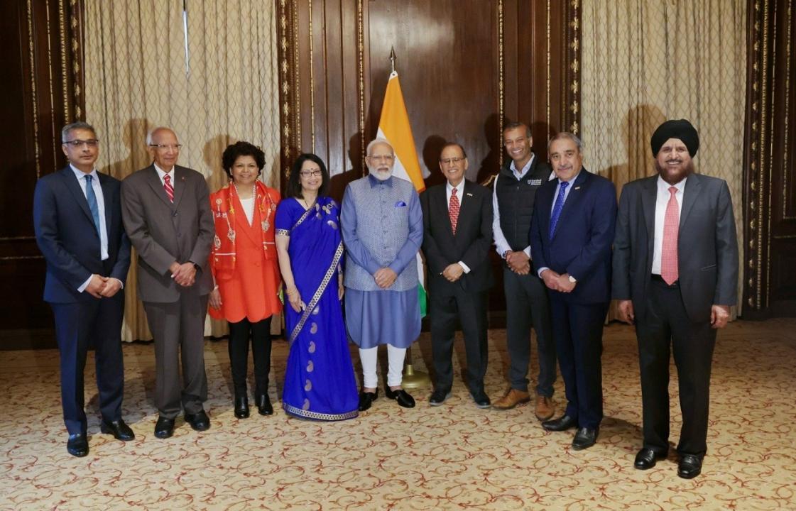 In Photos: PM Modi interacts with group of eminent US academicians in New York