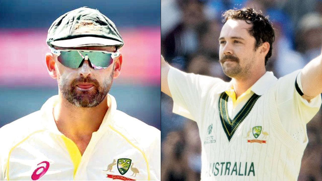 Nathan Lyon and Travis Head