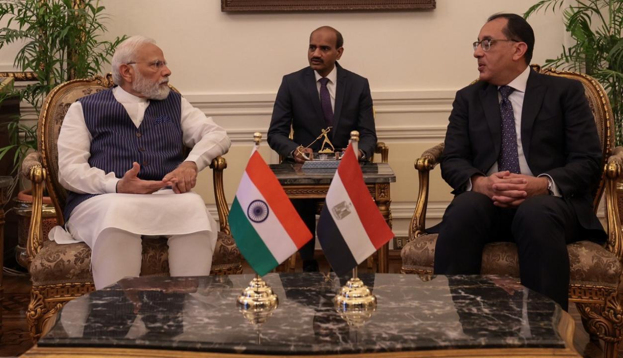 In Photos: PM Modi meets Egyptian counterpart Mostafa Madbouly, top ministers