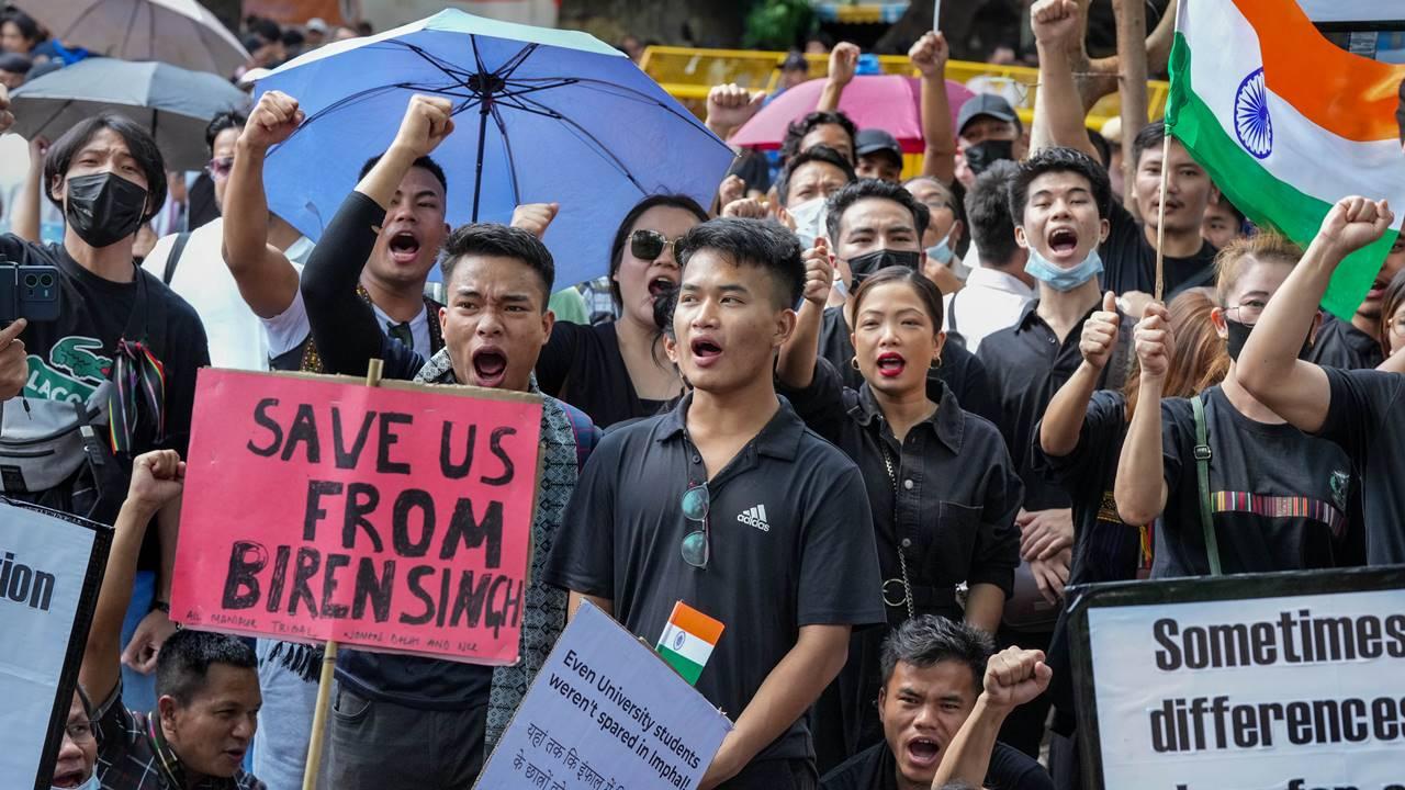 Timothy Chongthu, a representative of the Kuki Students Organisation Delhi, said the government should look at the long standing demand of the tribal communities to have separate administration. 