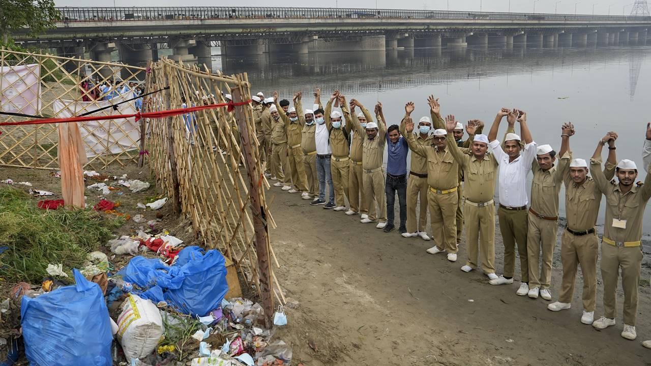 In Photos: Initiative to 'save' Yamuna river from pollution