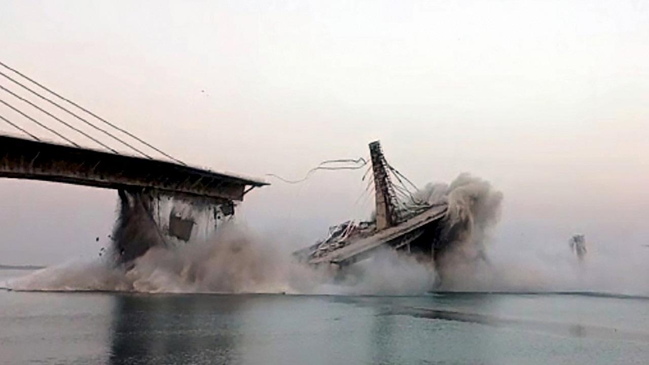 In Photos: Bridge over Ganga river collapses in Bihar