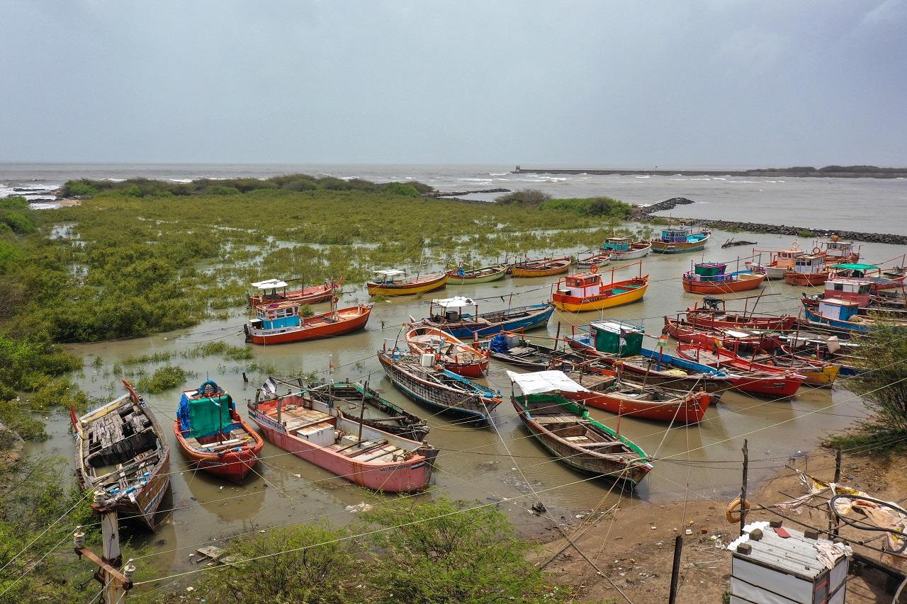 The administration has shifted people from nearly 120 villages located between zero and 10 km from the seashore in Kutch district