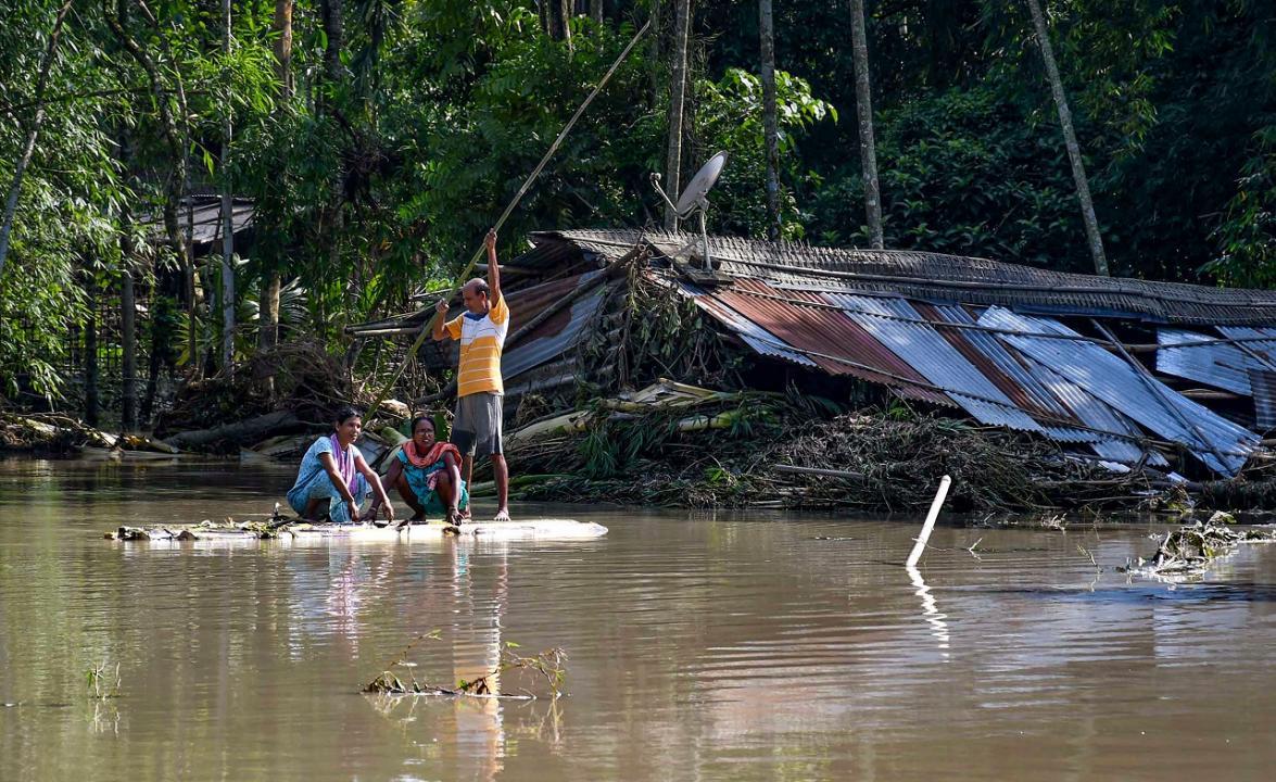 Assam floods: Around 41,280 people from 41 villages in Bajali still affected