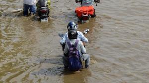 In Photos: Heavy rainfall causes severe waterlogging in Gurugram